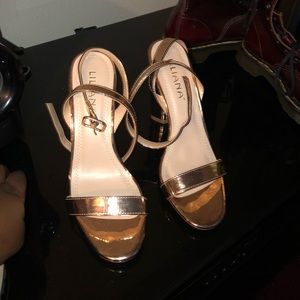Rose Gold Metallic Shoes